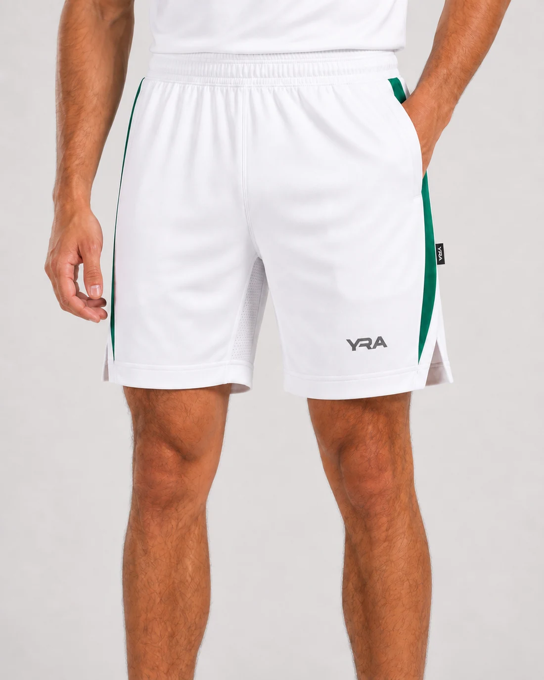 Shorts Performance — colorway Esmeralda — referência conceitual 2